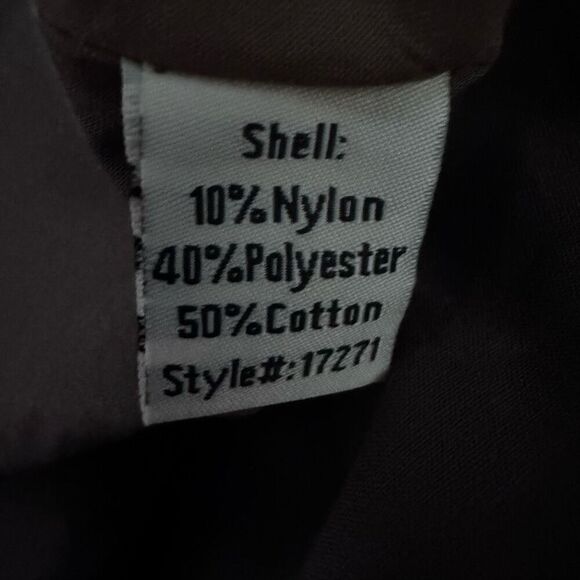 FUMBLIN' FOE x ANTHROPOLOGIE | Brown Pea Trench Coat Hood Hooded | Size Large - Picture 9 of 9